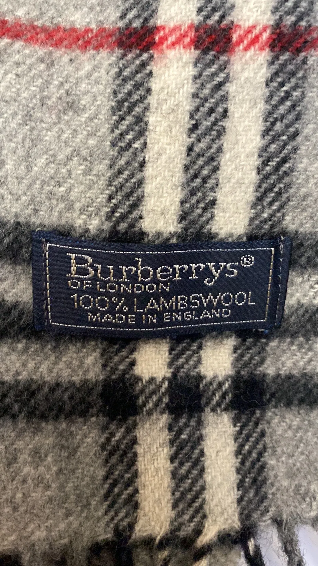 00s 100% Lambswool Scarf By Burberry