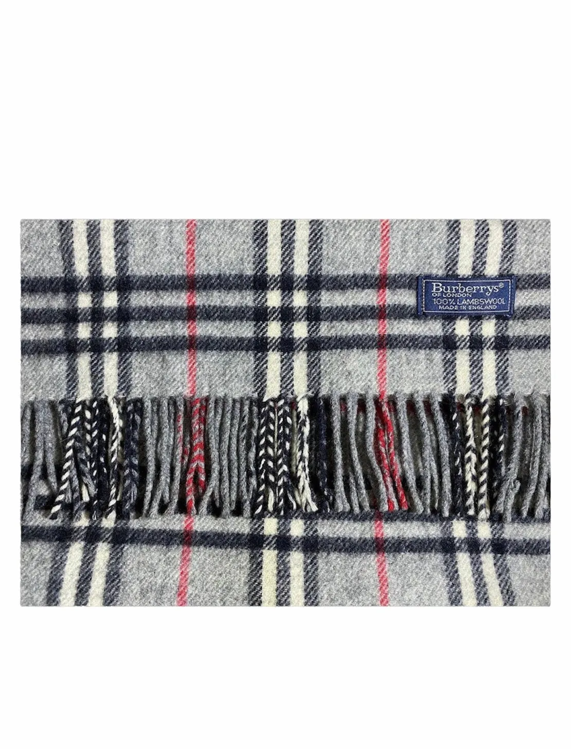 00s 100% Lambswool Scarf By Burberry