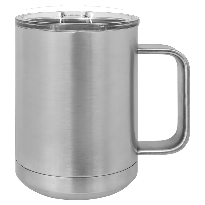 15 oz coffee mug SUBLIMATION Stainless Steel Blank Insulated Tumbler with Lid