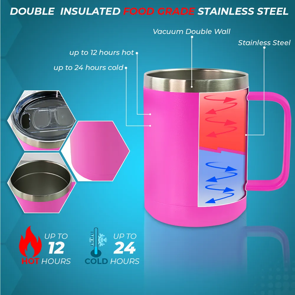 15oz Stainless Steel Travel Drinkware
