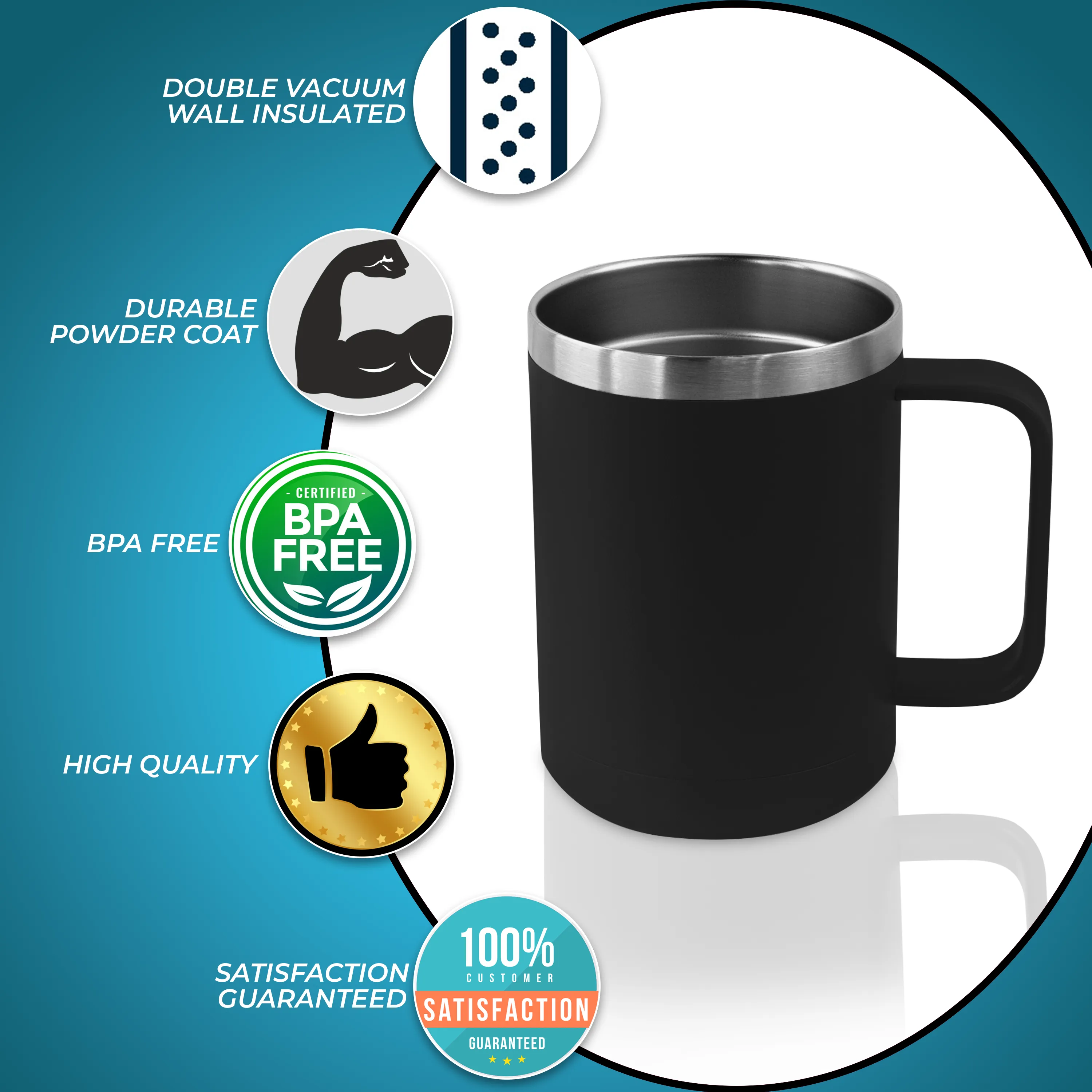 15oz Stainless Steel Travel Drinkware