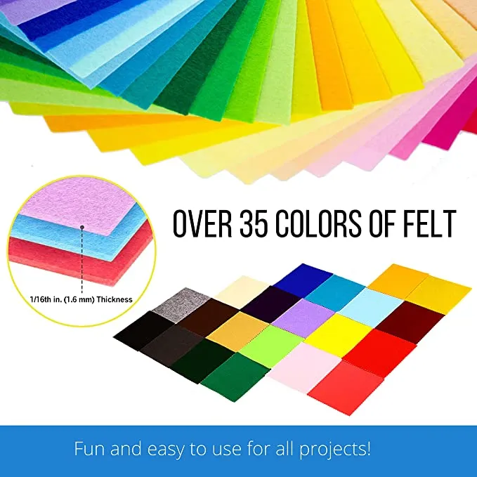 Acrylic Felt Craft Sheet Packs | Navy Blue A51