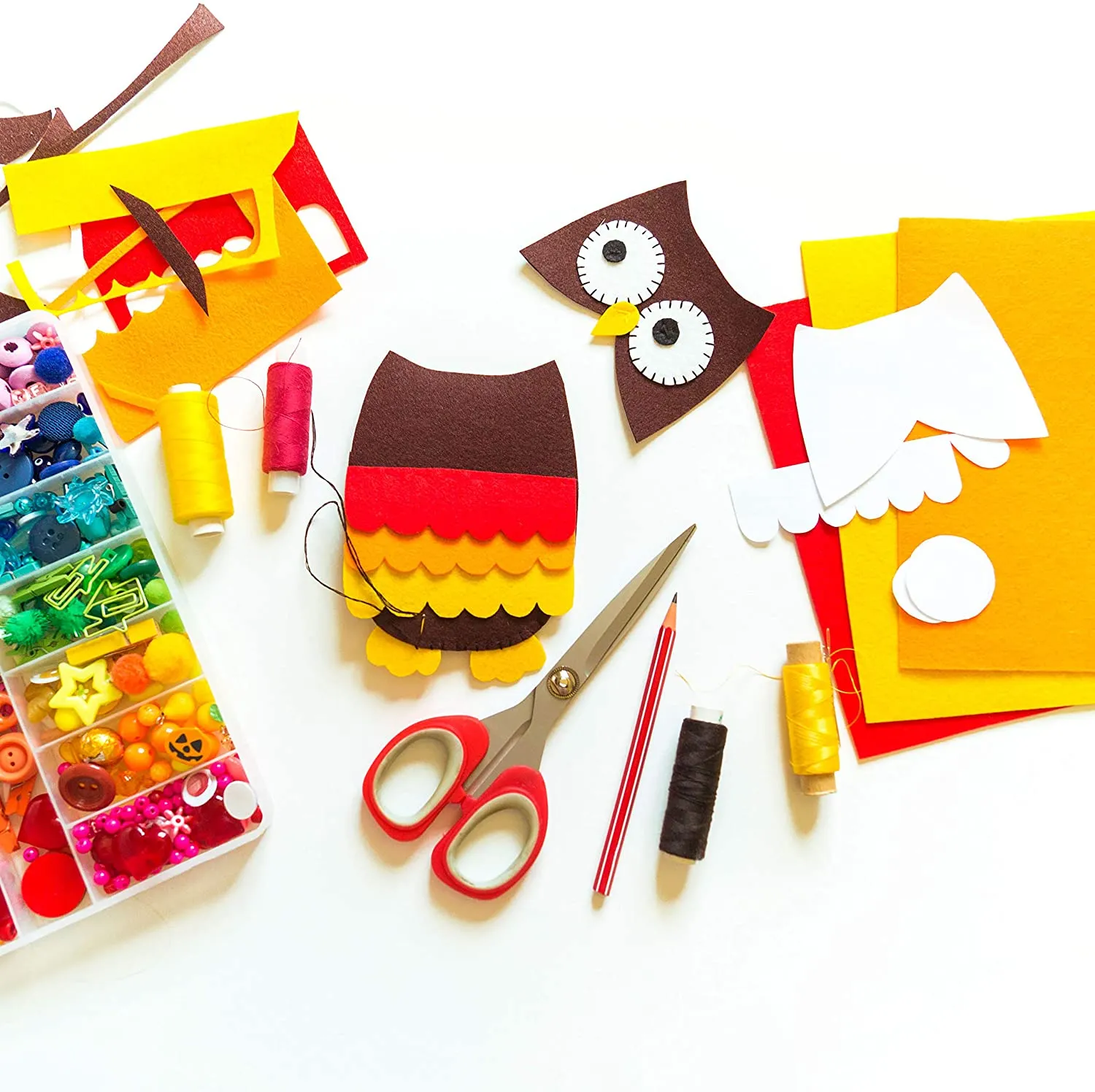 Acrylic Felt Crafting Fabric | Light Brown