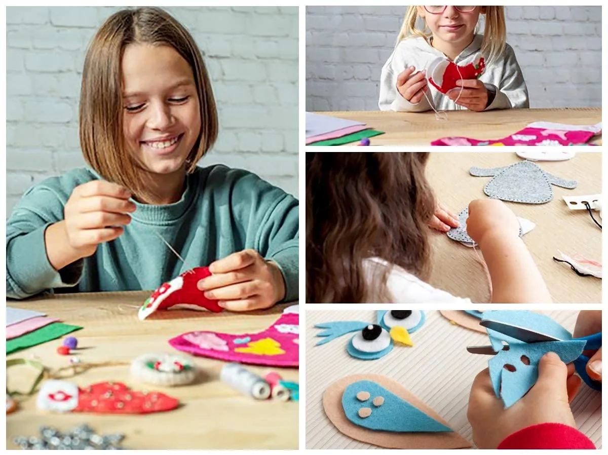 Acrylic Felt Crafting Fabric | Lt Flesh