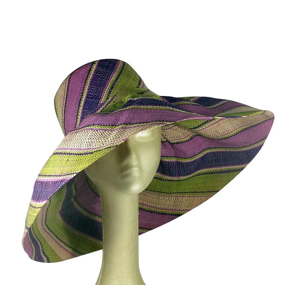 Afua: Madagascar Big Brim Raffia Sun Hat
