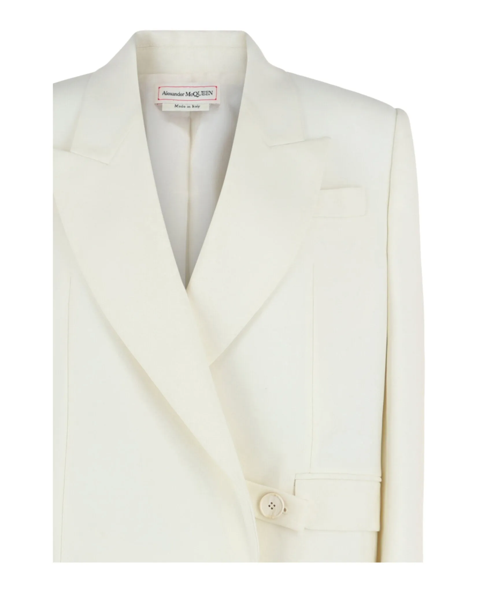 Alexander McQueen Drop Hem Boxy Fit Blazer by Carro Luxury Maison