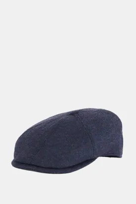 Barbour Claymore Bakerboy Flat Cap (Navy)