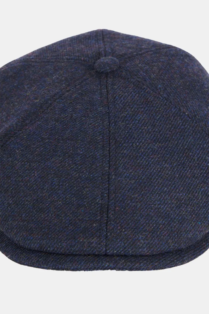 Barbour Claymore Bakerboy Flat Cap (Navy)