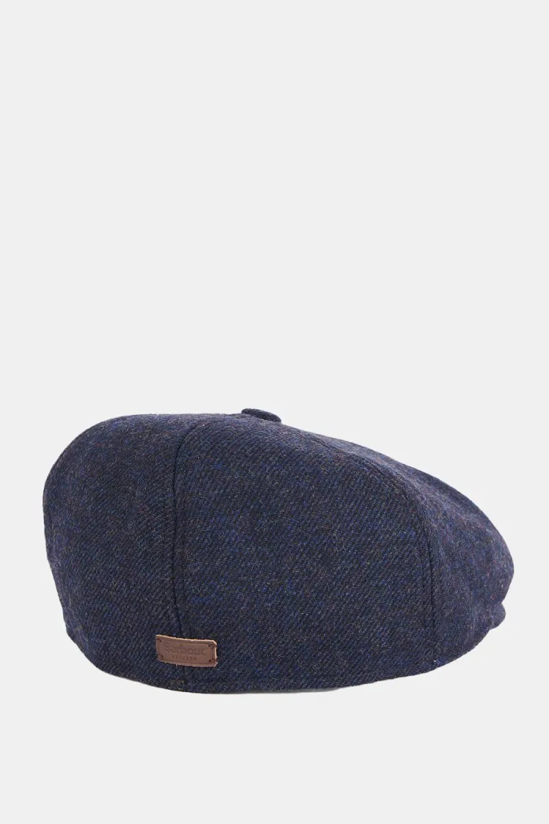 Barbour Claymore Bakerboy Flat Cap (Navy)