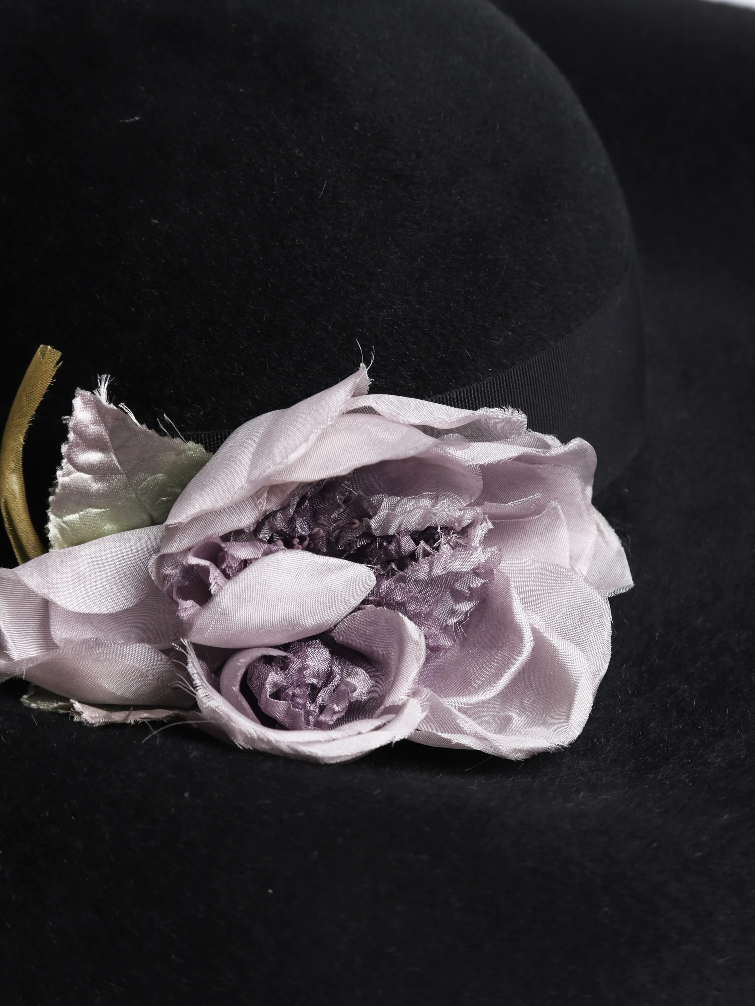 Black felt hat