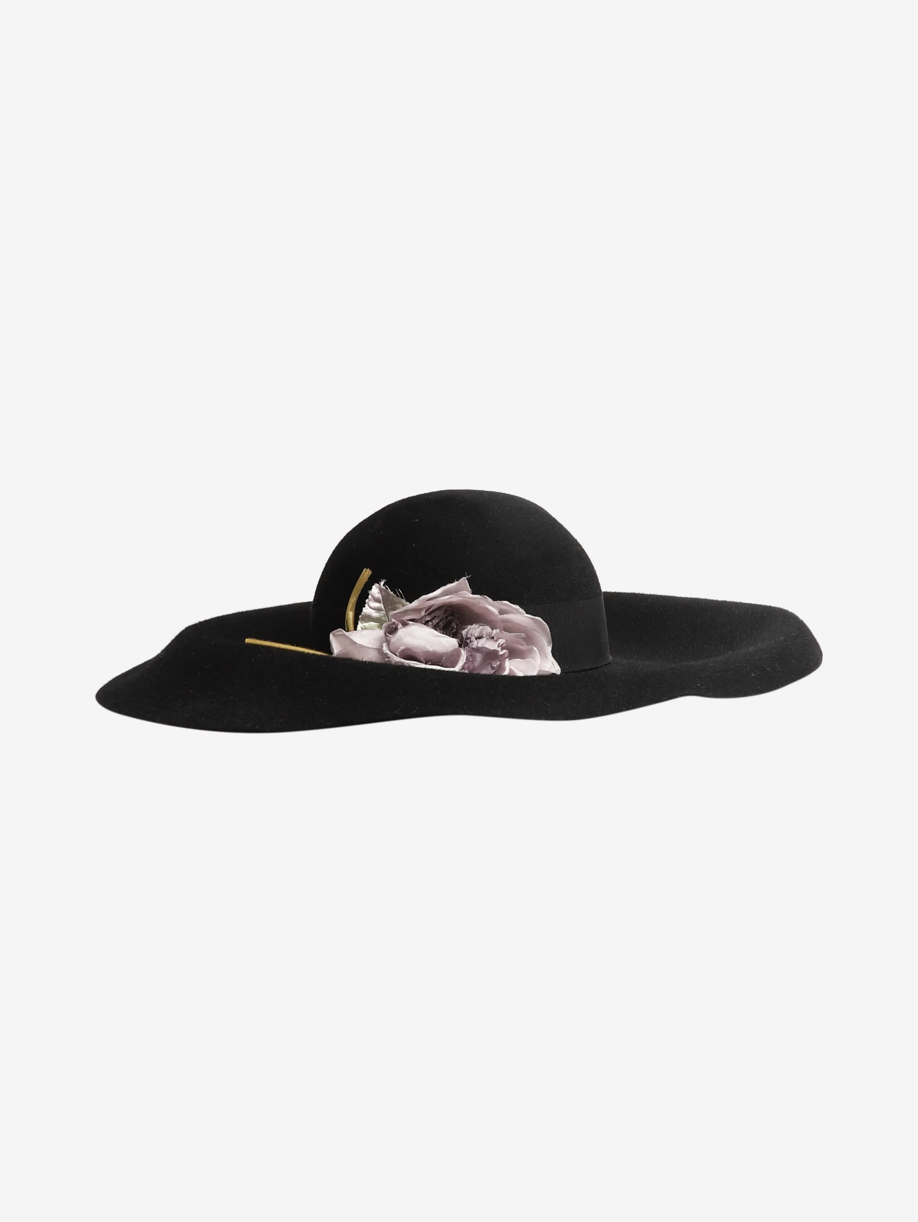 Black felt hat