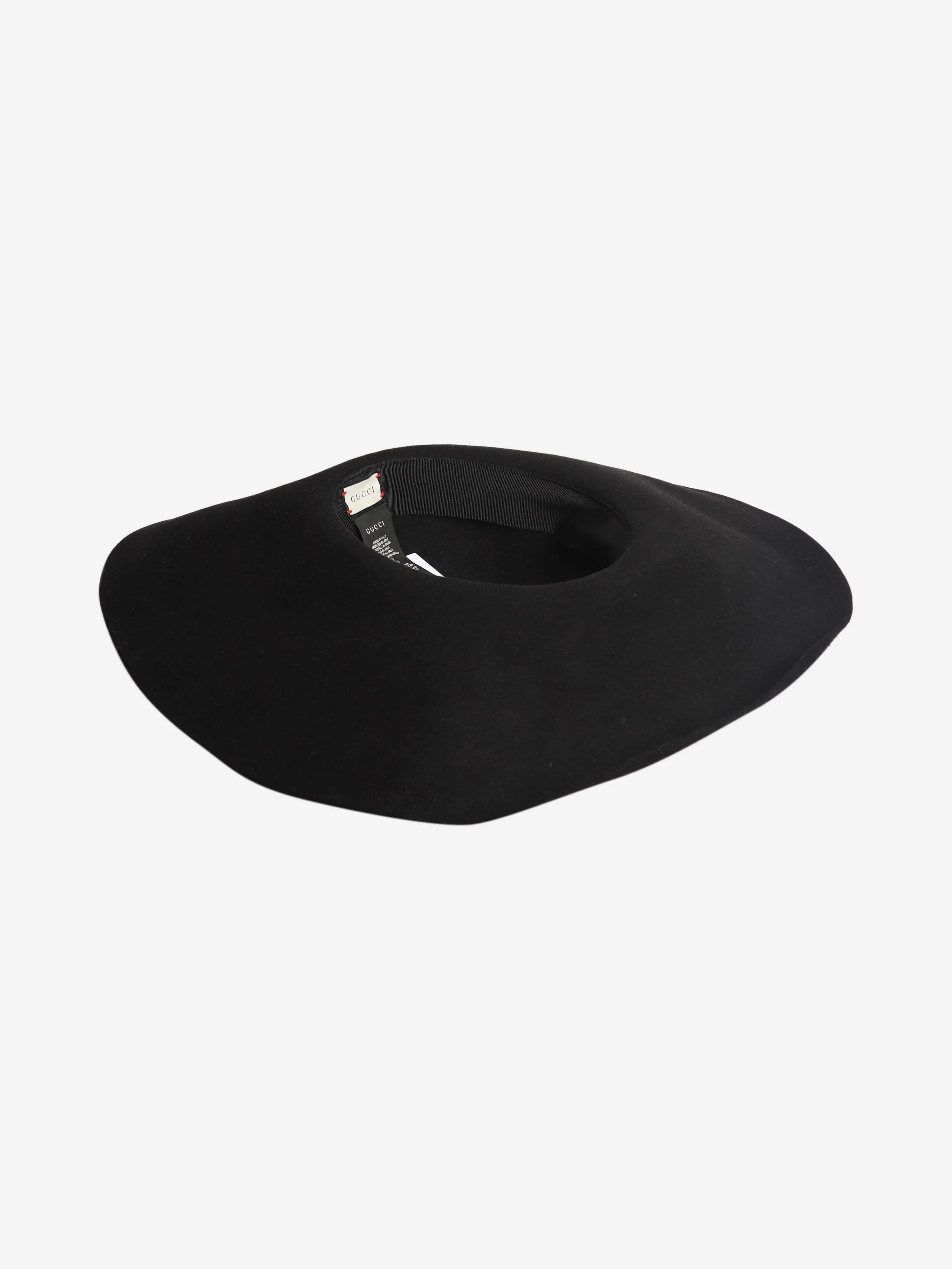 Black felt hat