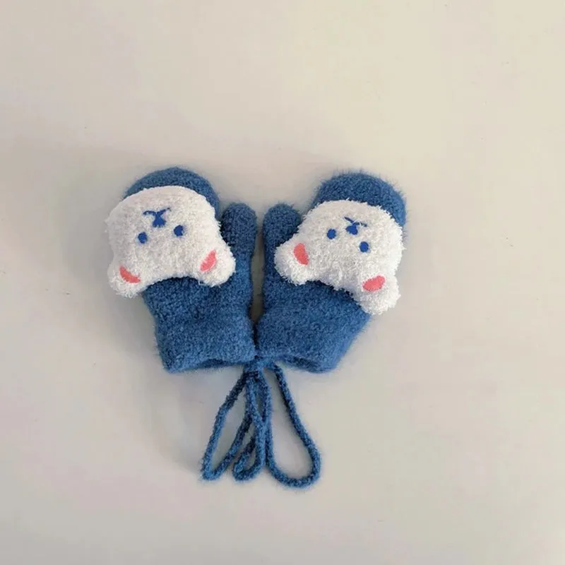 Cartoon Bear Baby Winter Gloves