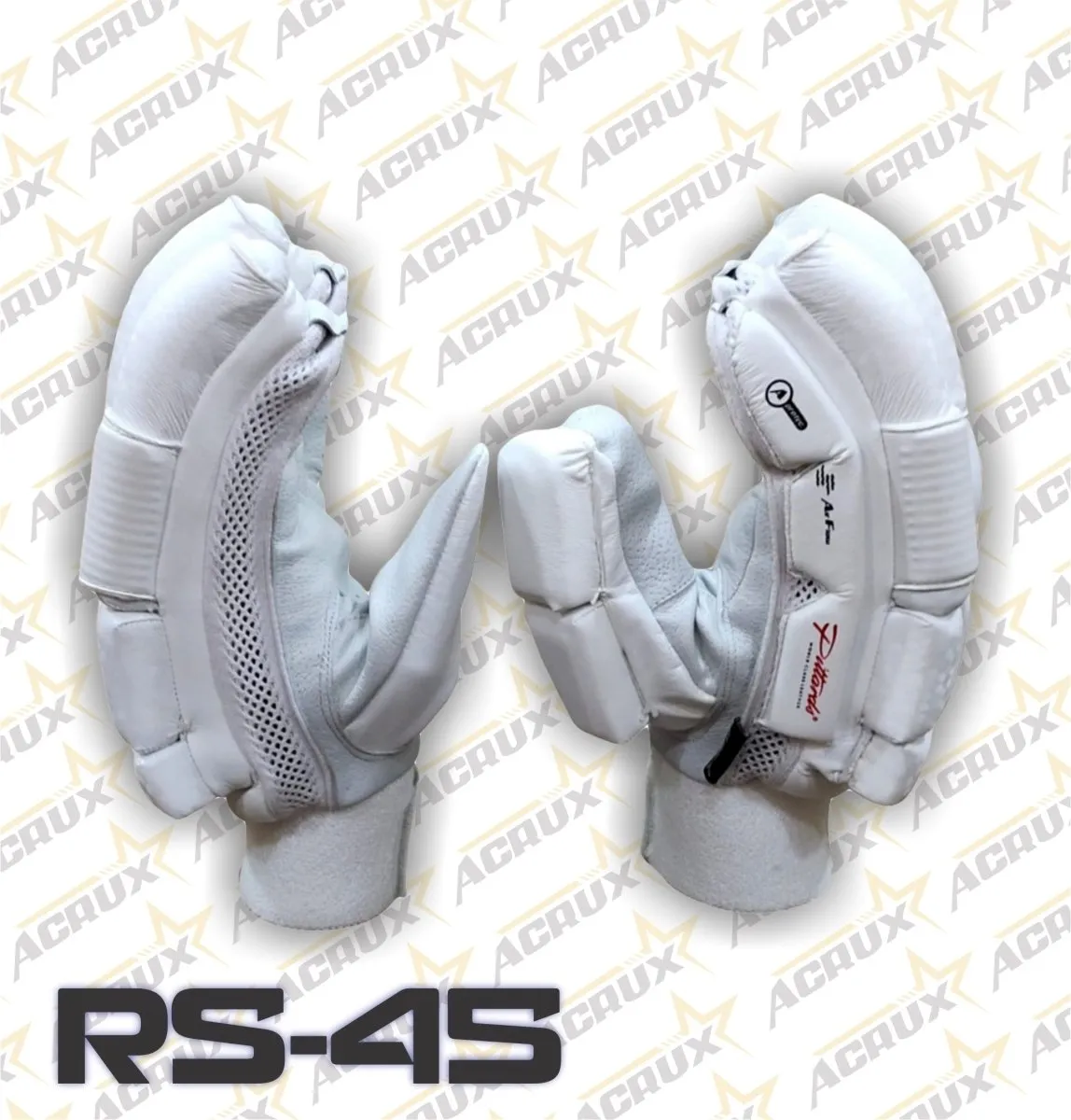 Cricket Batting Gloves RS-45   Clean Skin Batting Pads Combo