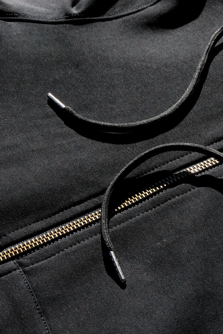 Crop Hoodie | Black