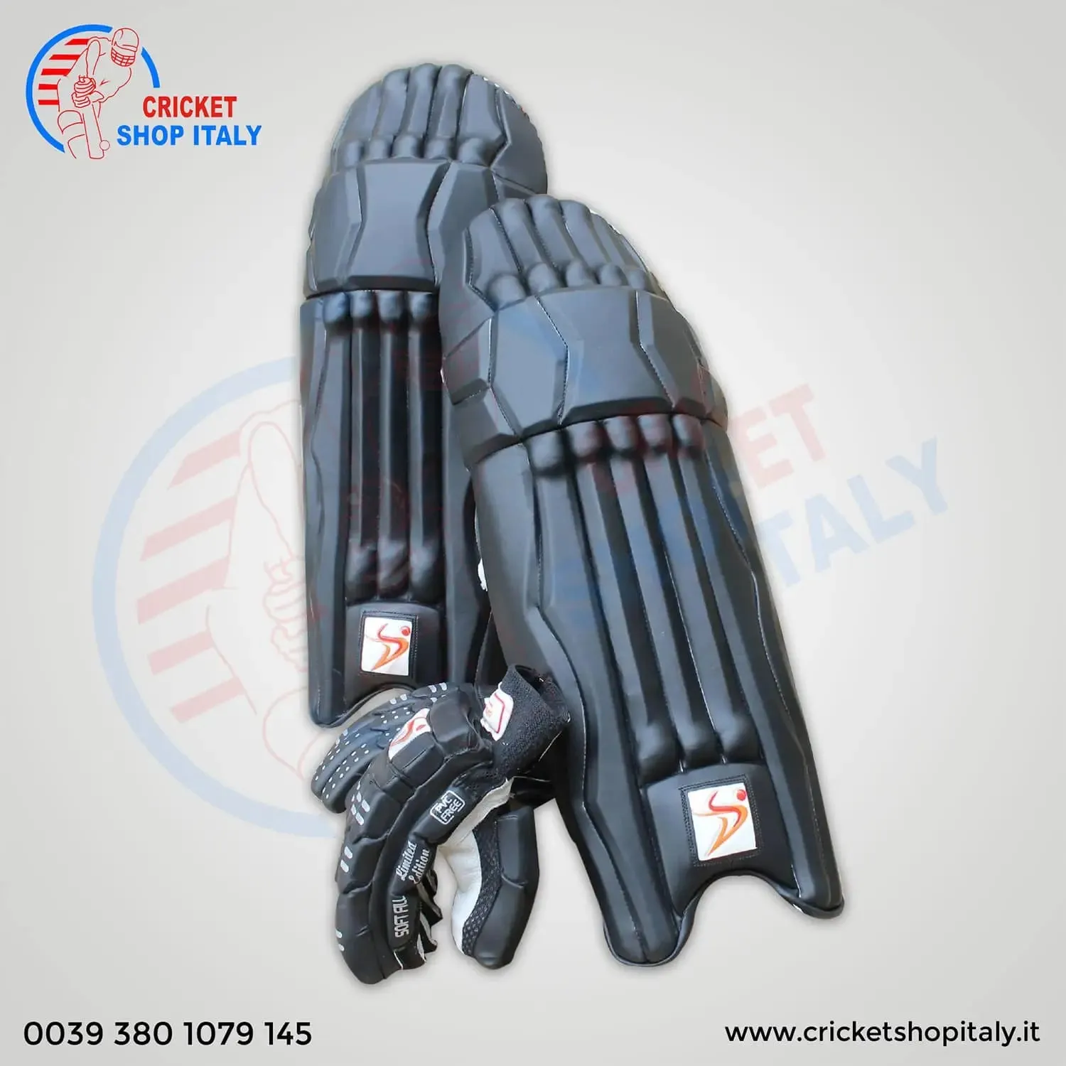 DS 1.0 Cricket Batting Set Black Adult