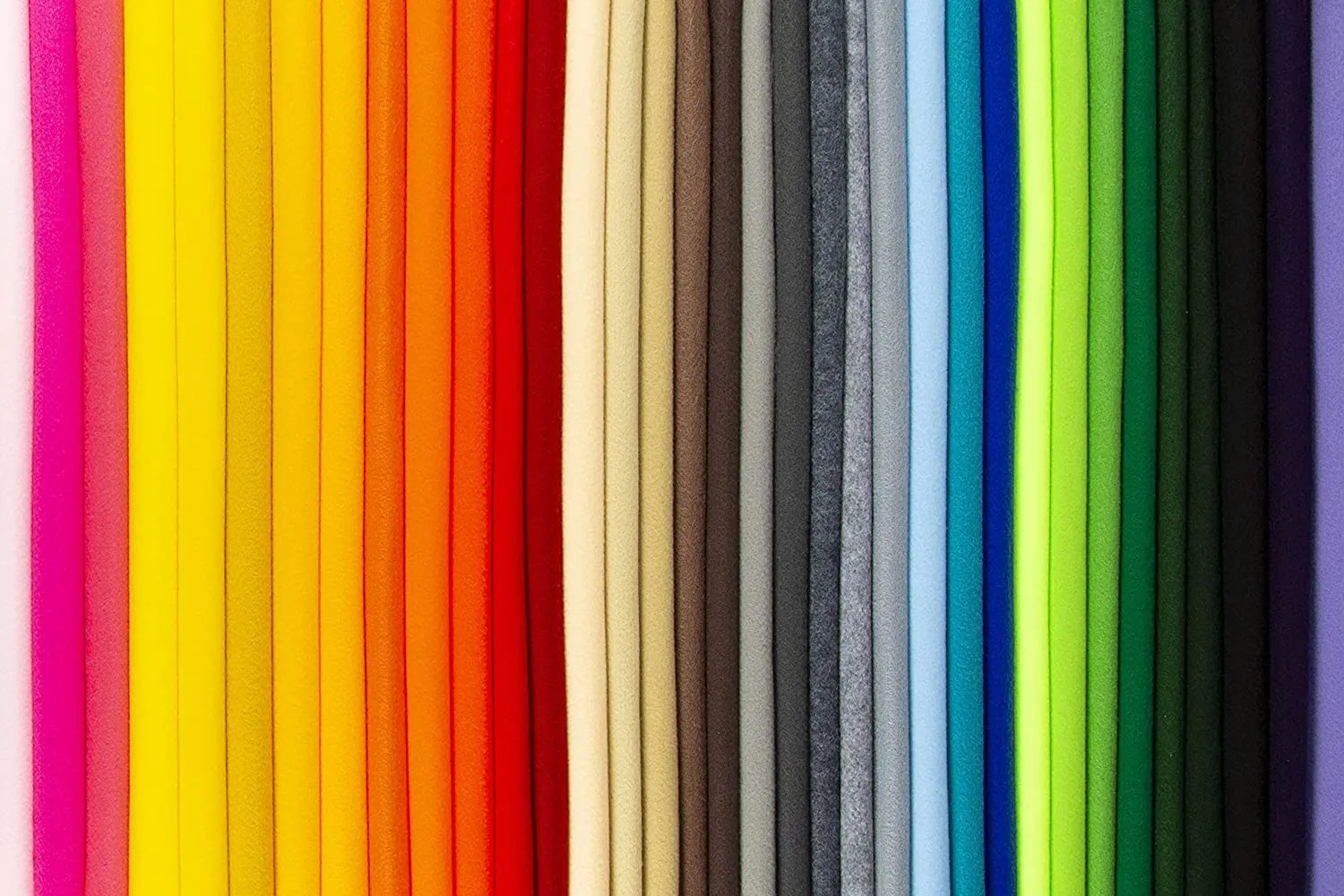 FabricLA 100% Acrylic Felt Fabric - Pre-Cut | 10x10 Inches | 24 Pieces| Multi-Colors