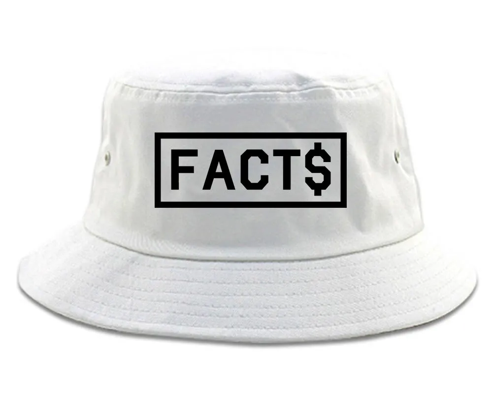 Facts Money Sign Box Mens Bucket Hat