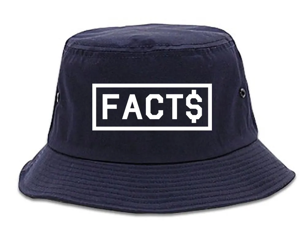 Facts Money Sign Box Mens Bucket Hat