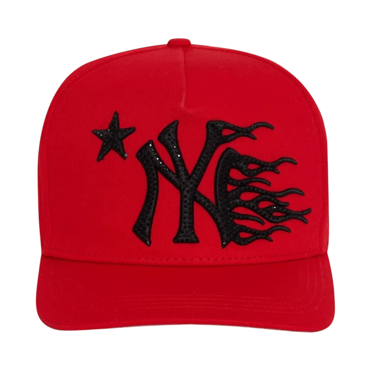 HS Studios NY Snapback Hat - Red