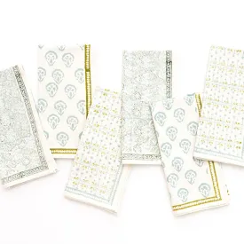 India Hicks Home Multi Seafoam Napkins | Set of 6