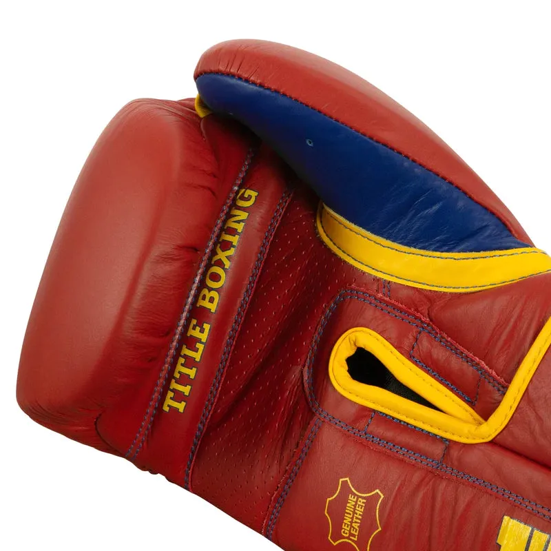 KRONK Boxing Gym Leather Training Sparring Gloves