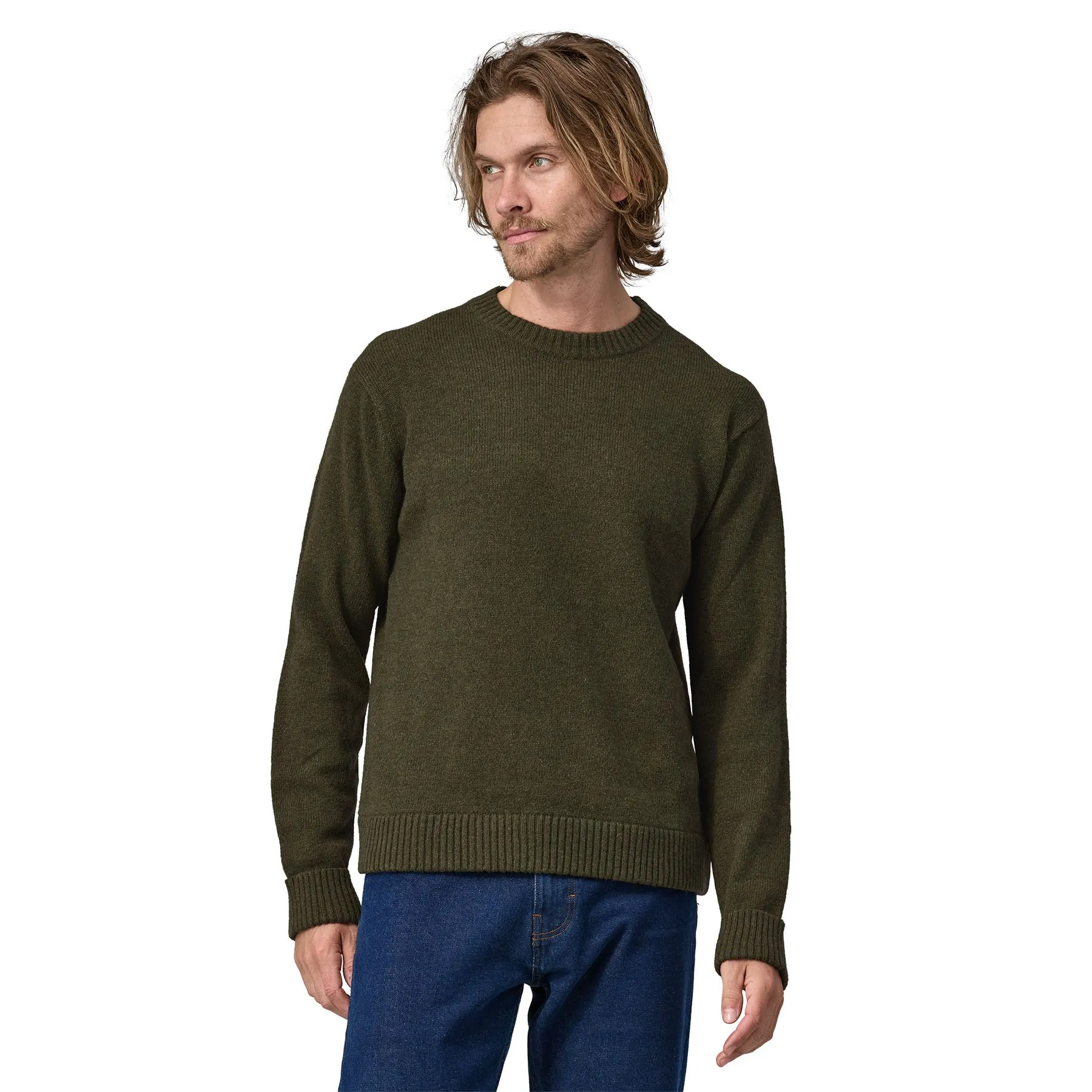 Mens Recycled Wool-Blend Sweater - Sale