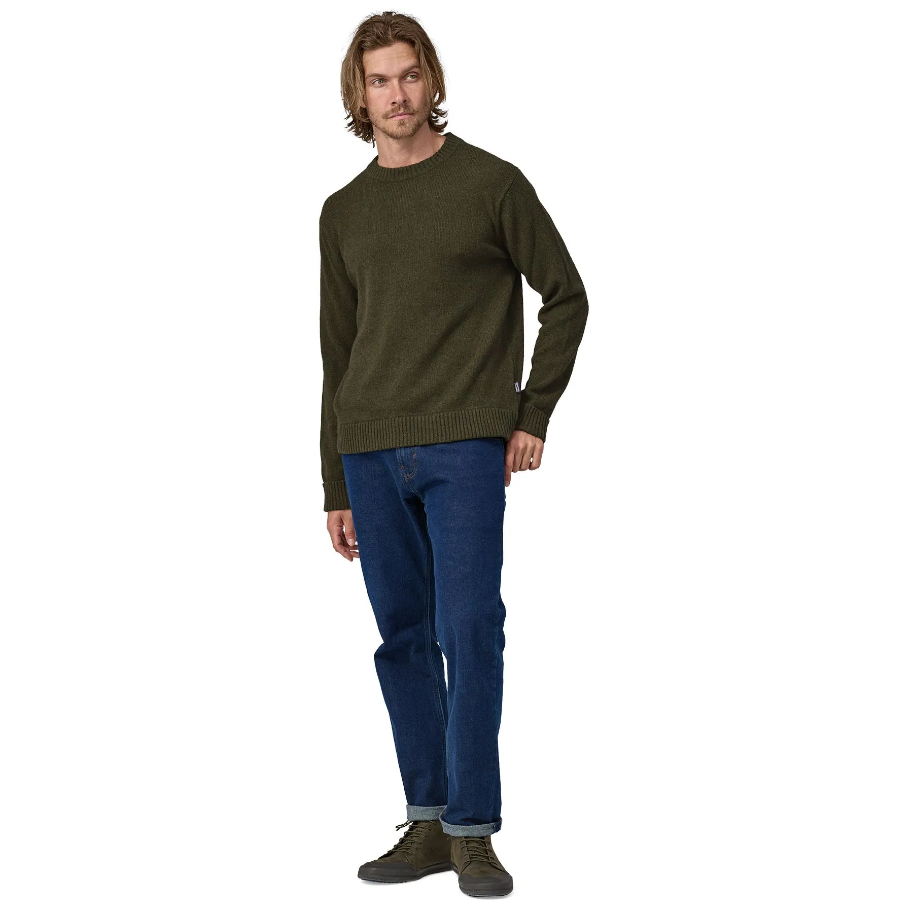 Mens Recycled Wool-Blend Sweater - Sale