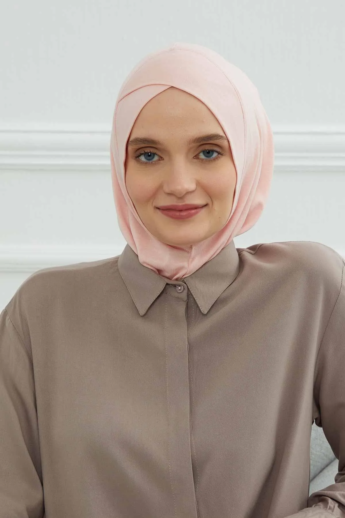 Minimalist Design Cotton Under Scarf Bonnet, Soft and Breathable Inner Hijab Cap, Easy Wear Cotton Bonnet Turban Ninja Cap,TB-4