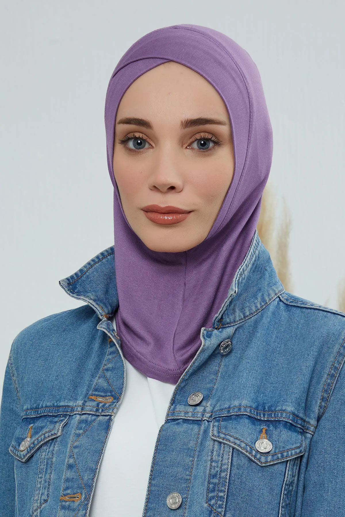 Minimalist Design Cotton Under Scarf Bonnet, Soft and Breathable Inner Hijab Cap, Easy Wear Cotton Bonnet Turban Ninja Cap,TB-4