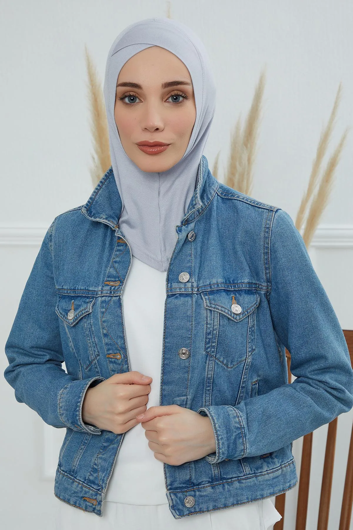 Minimalist Design Cotton Under Scarf Bonnet, Soft and Breathable Inner Hijab Cap, Easy Wear Cotton Bonnet Turban Ninja Cap,TB-4