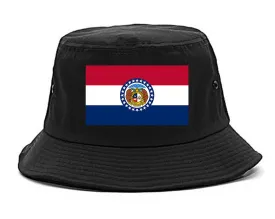 Missouri State Flag MO Chest Mens Bucket Hat