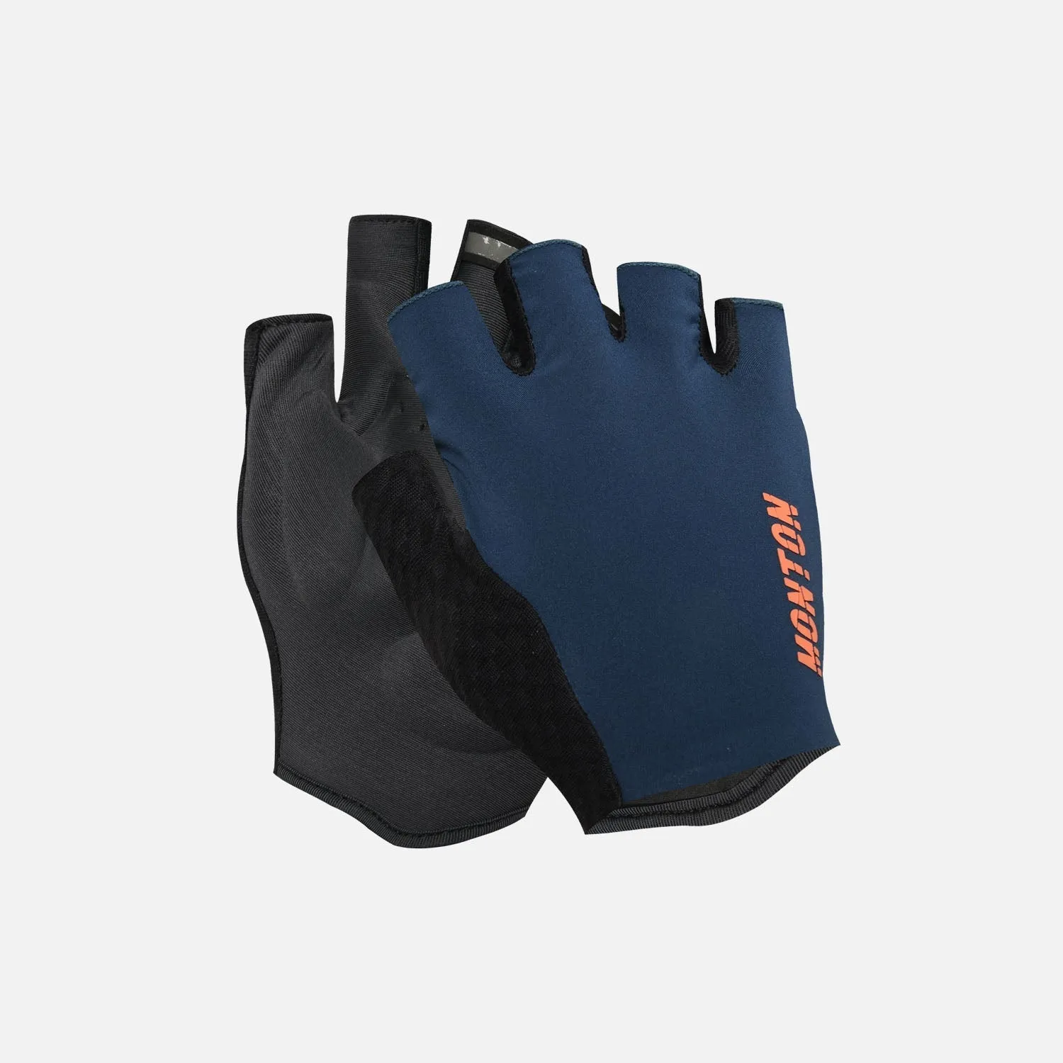 Monton Half Finger Cycling Gloves Shadow Burgundy