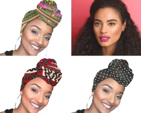 New Yorker  Headwrap & Matte liquid Lipstick Combo