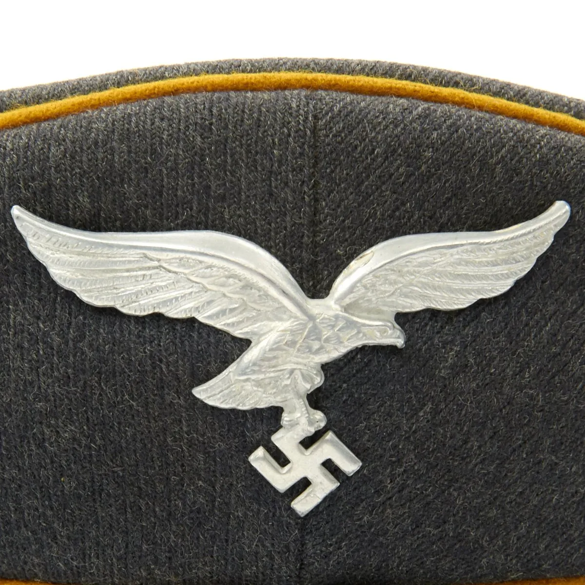 Original German WWII Luftwaffe Flight Branch Visor Cap by Franz Ritter 1938