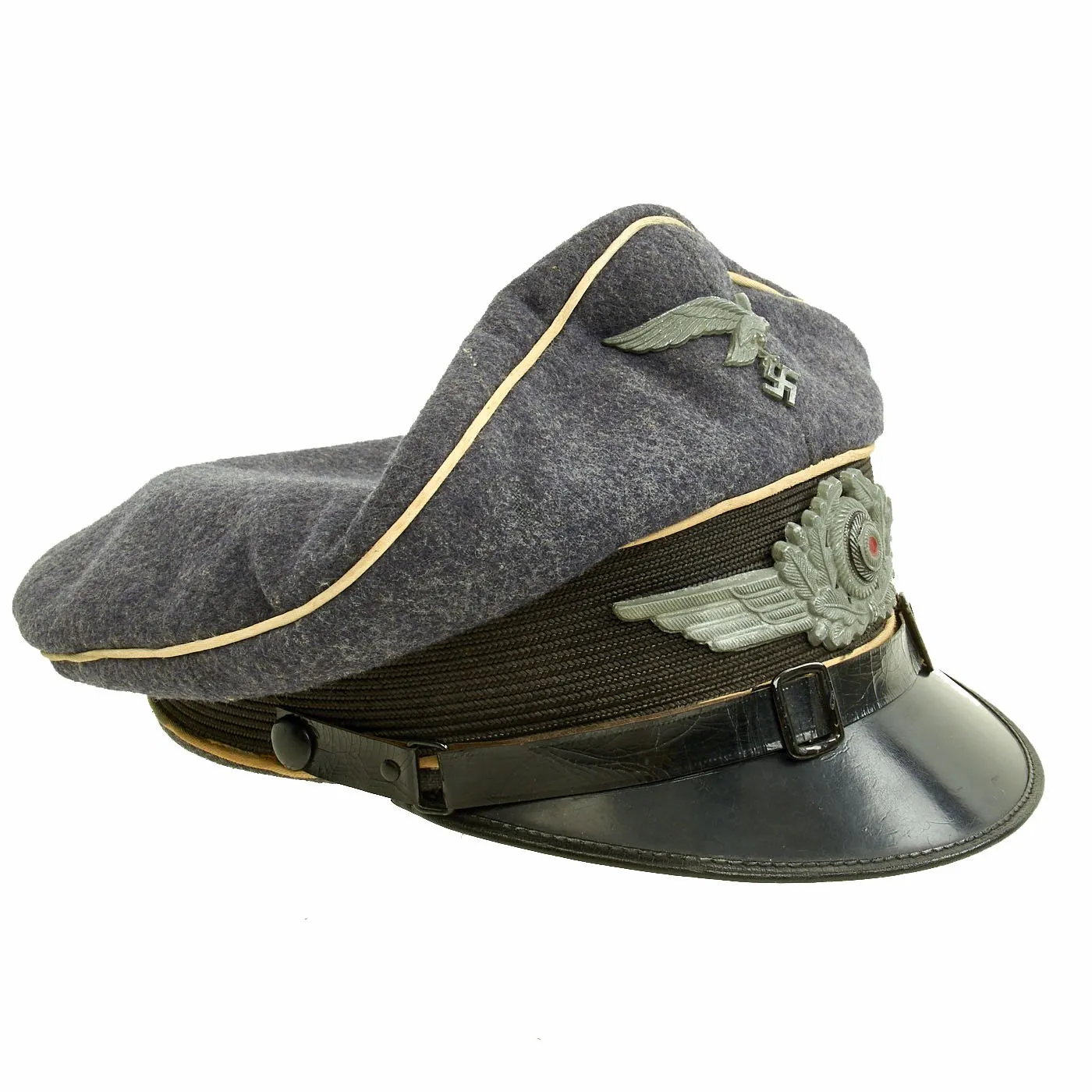 Original German WWII Luftwaffe Hermann Göring Divison Named NCO Visor Cap by J. Sperb