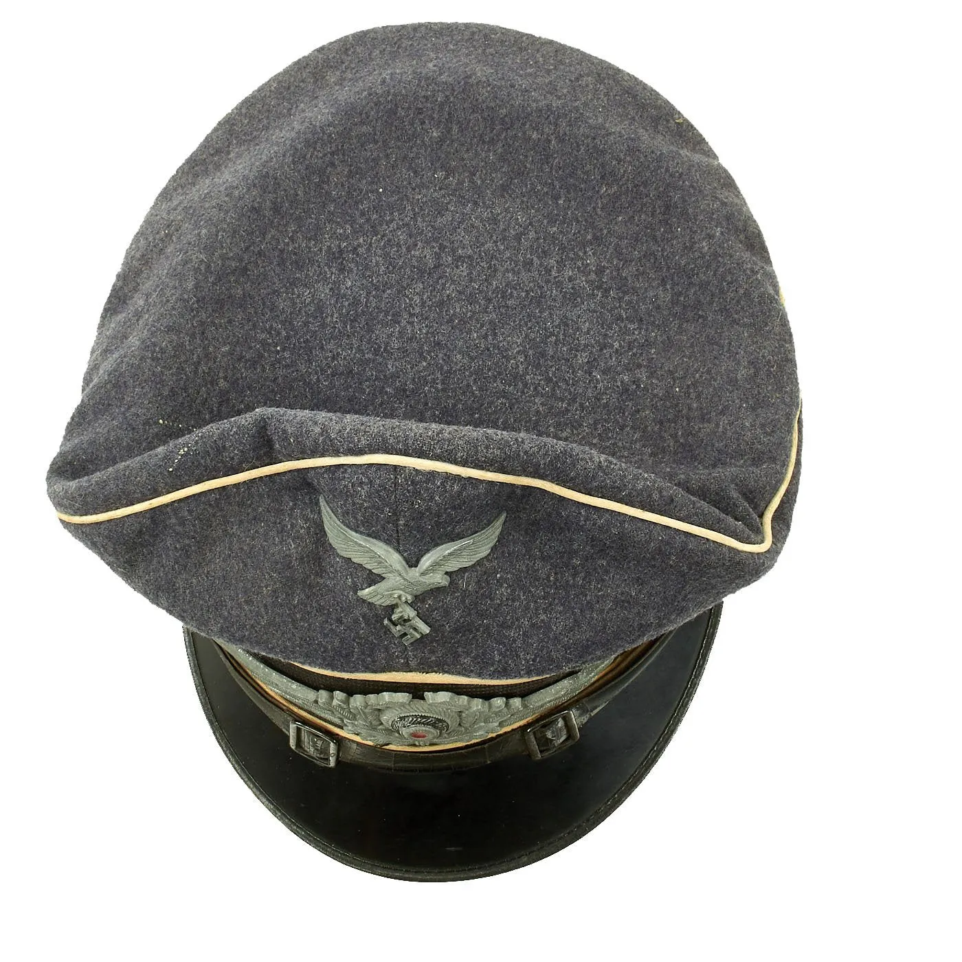 Original German WWII Luftwaffe Hermann Göring Divison Named NCO Visor Cap by J. Sperb
