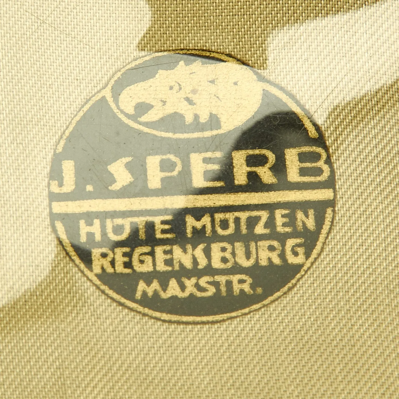 Original German WWII Luftwaffe Hermann Göring Divison Named NCO Visor Cap by J. Sperb