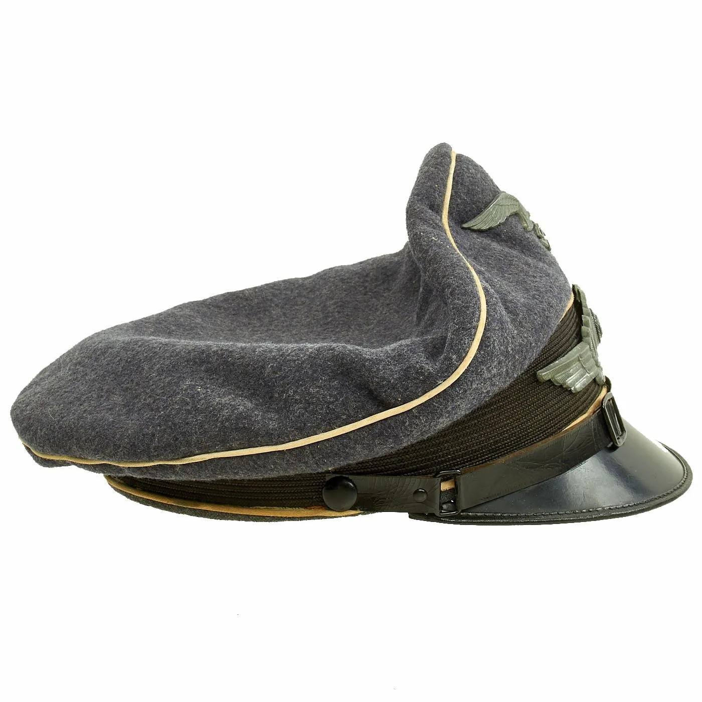 Original German WWII Luftwaffe Hermann Göring Divison Named NCO Visor Cap by J. Sperb