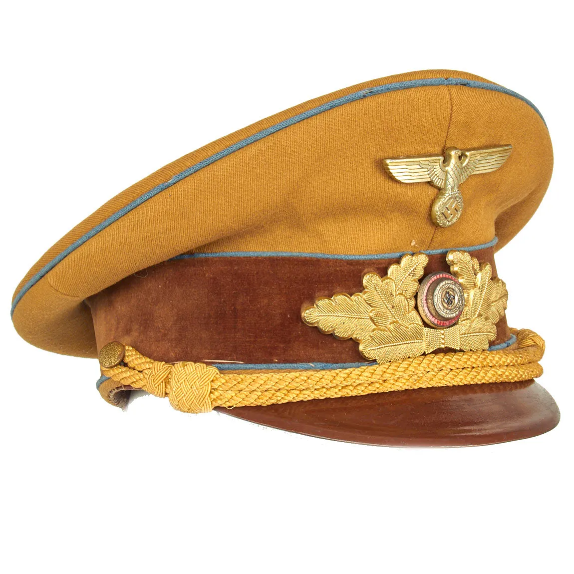 Original German WWII NSDAP Ortsgruppe Local Group Level Political Leader's Visor Cap