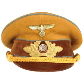 Original German WWII NSDAP Ortsgruppe Local Group Level Political Leader's Visor Cap