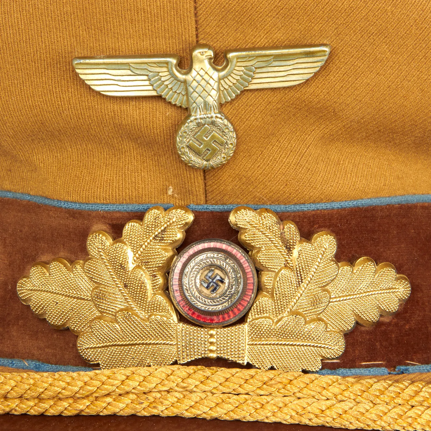 Original German WWII NSDAP Ortsgruppe Local Group Level Political Leader's Visor Cap