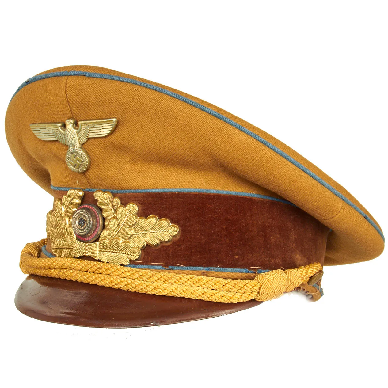 Original German WWII NSDAP Ortsgruppe Local Group Level Political Leader's Visor Cap