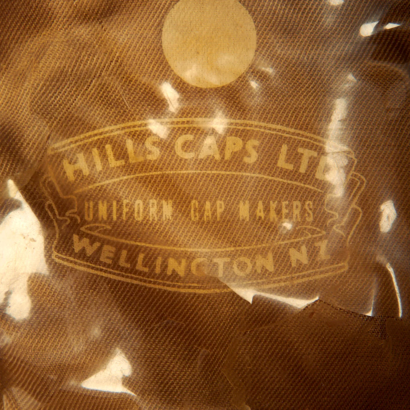 Original New Zealand WWII Named Hawkes Bay Regiment Officers’ Peaked Visor Cap by Hills Caps Ltd - Complete