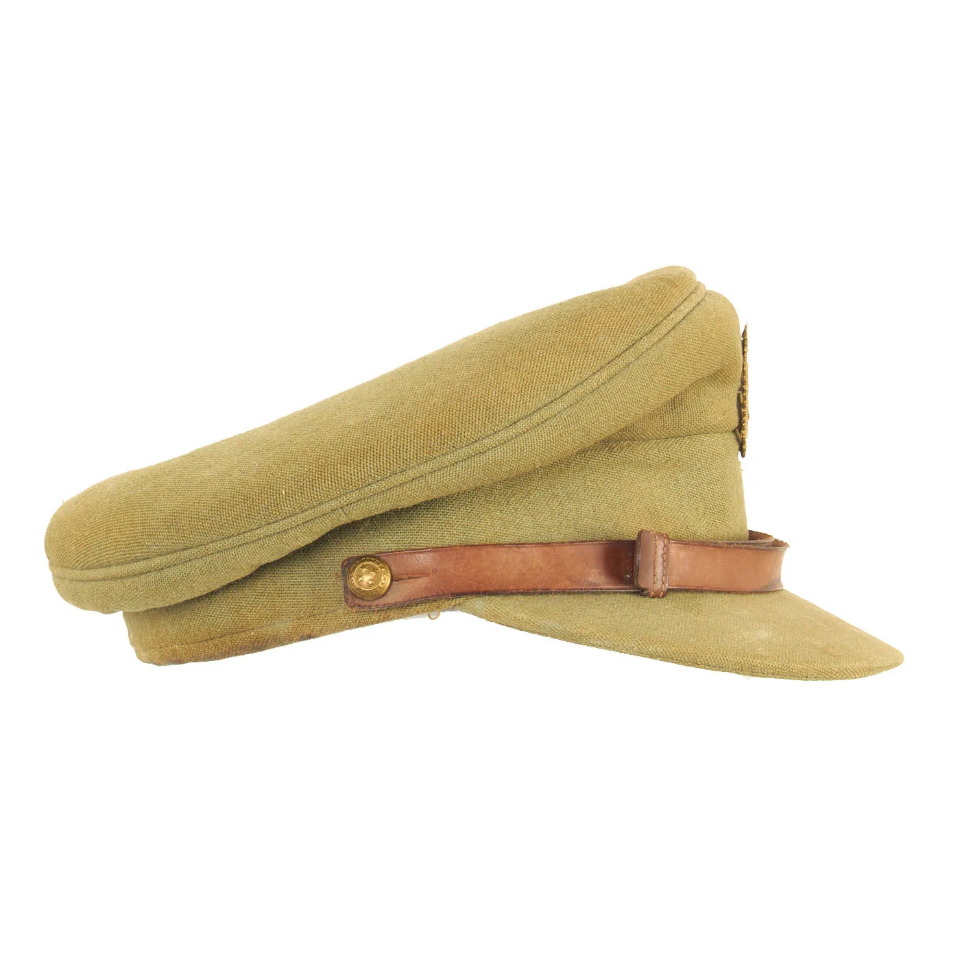Original New Zealand WWII Named Hawkes Bay Regiment Officers’ Peaked Visor Cap by Hills Caps Ltd - Complete