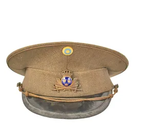 Original Swedish WWII M39 Swedish Army Officer Peaked Visor - Size 58 ½
