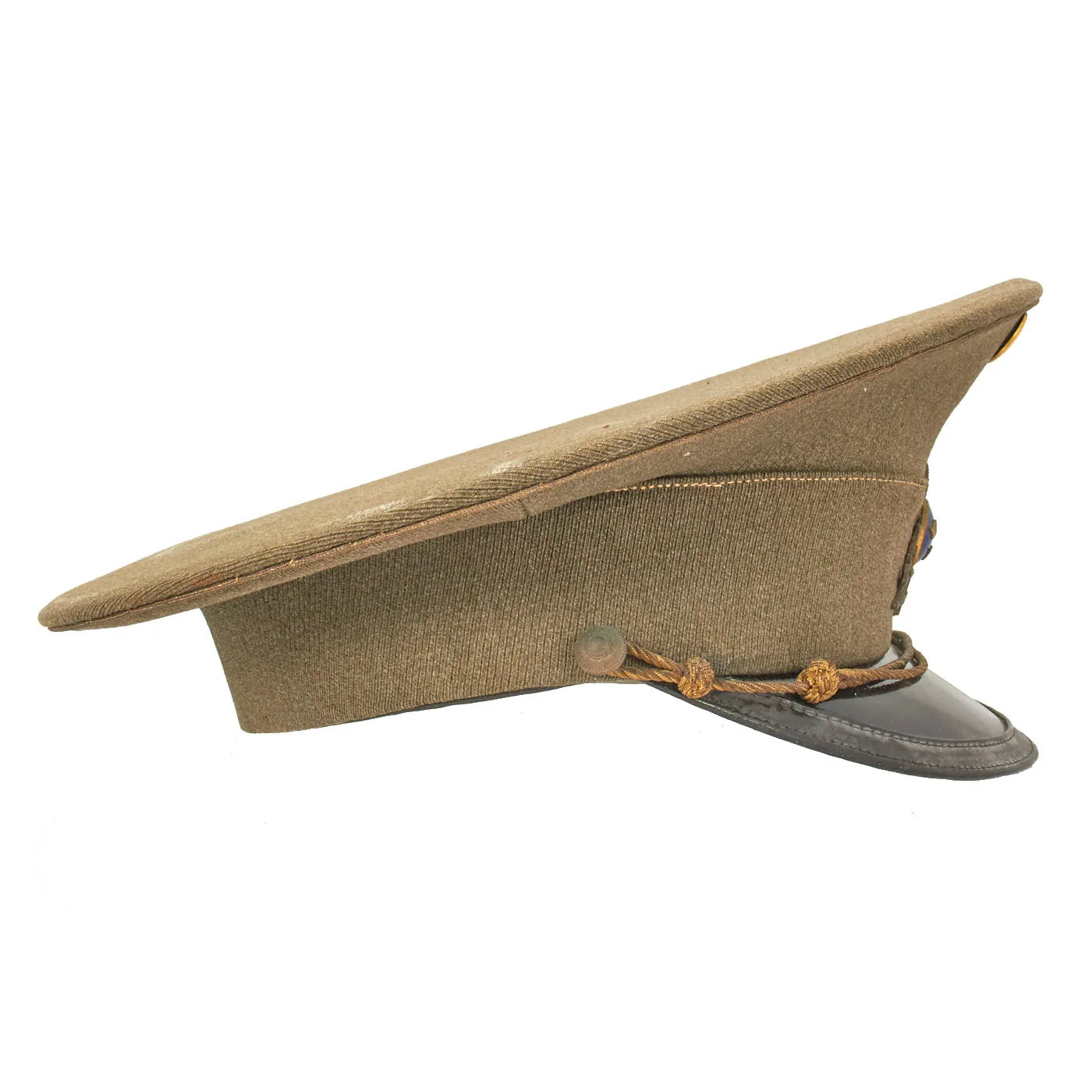 Original Swedish WWII M39 Swedish Army Officer Peaked Visor - Size 58 ½