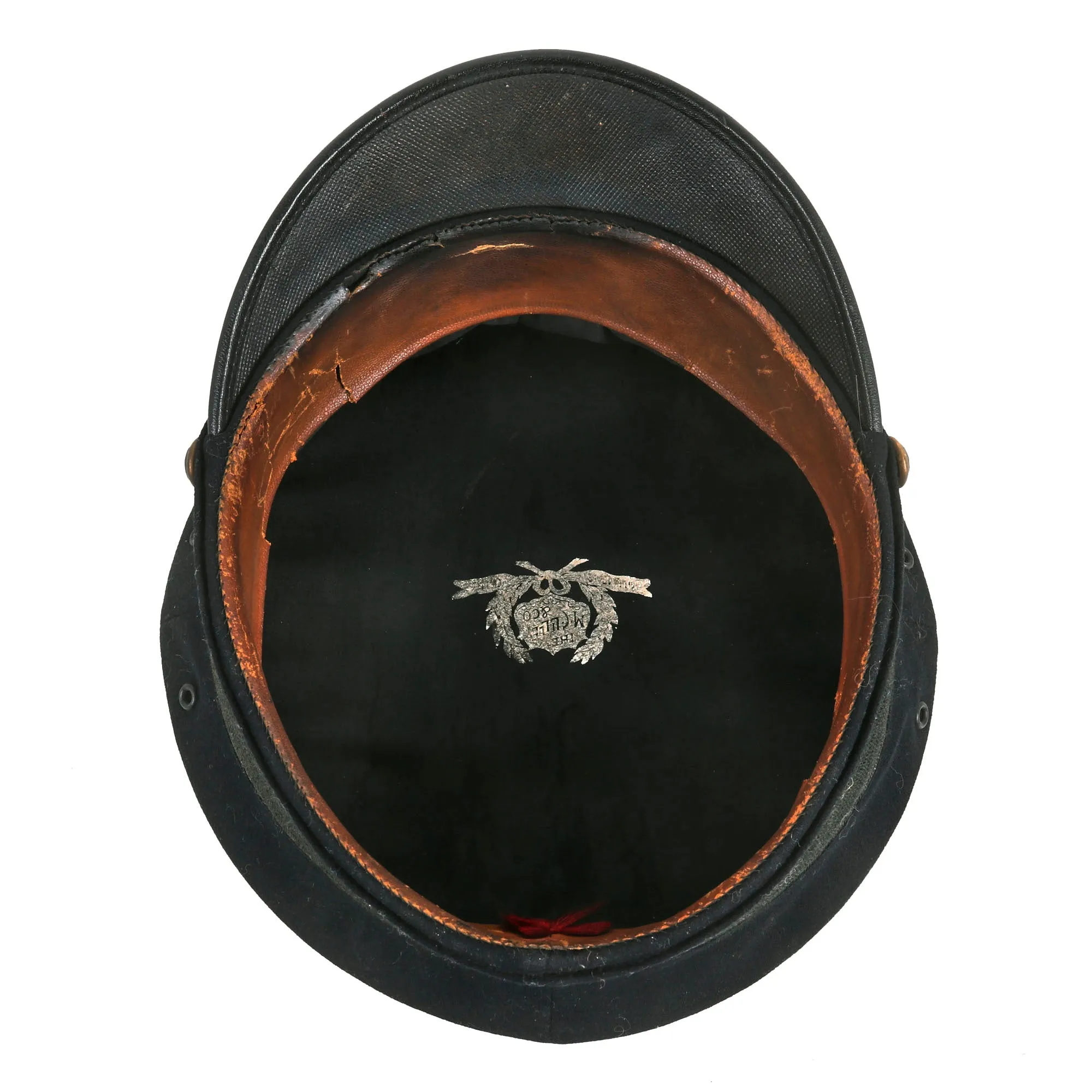 Original U.S. Philippine-American War Era US Army Officer’s M1902 Visor Cap With Direct Embroidered Bullion Insignia by The M.C. Lilley & Co - Size 7 ¼