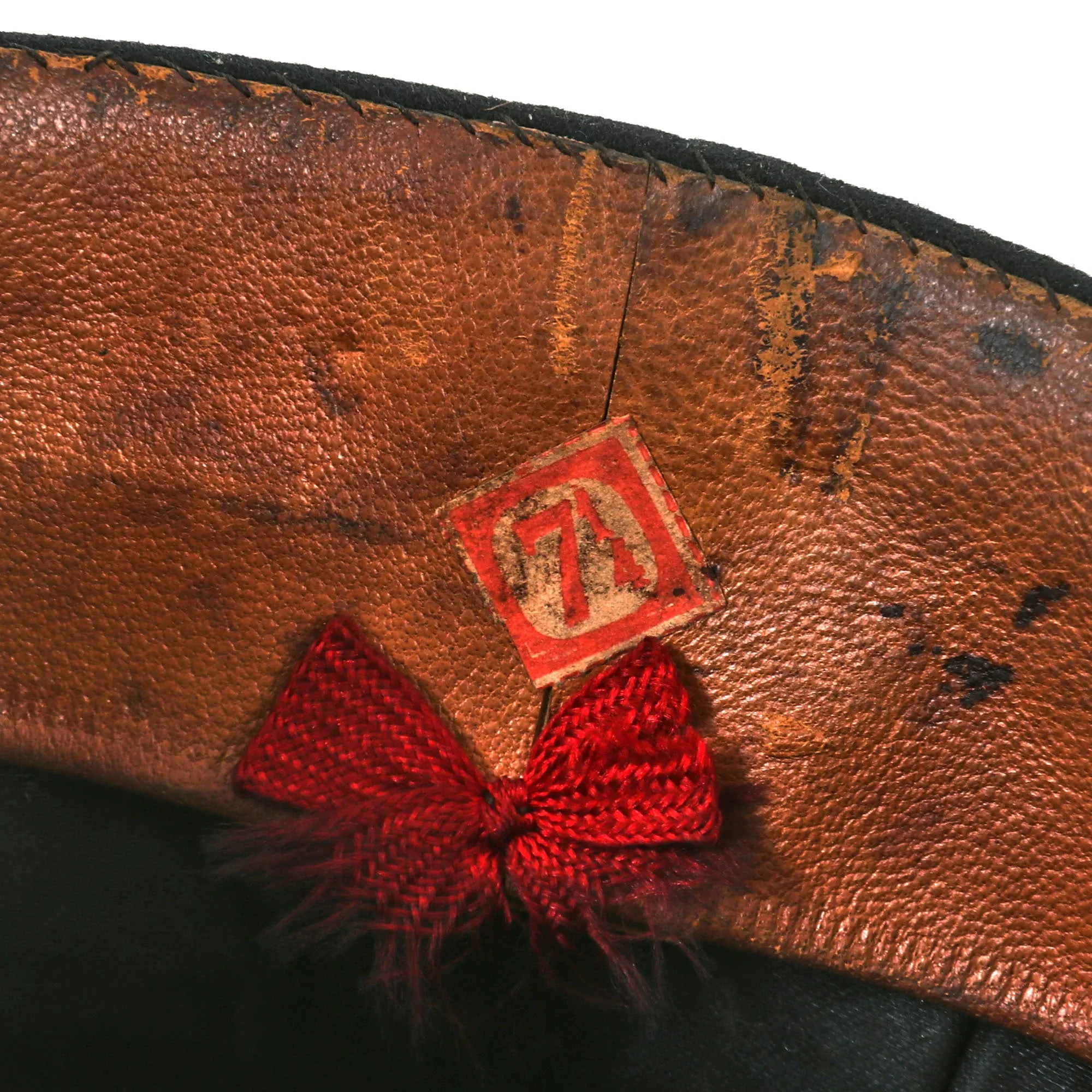 Original U.S. Philippine-American War Era US Army Officer’s M1902 Visor Cap With Direct Embroidered Bullion Insignia by The M.C. Lilley & Co - Size 7 ¼