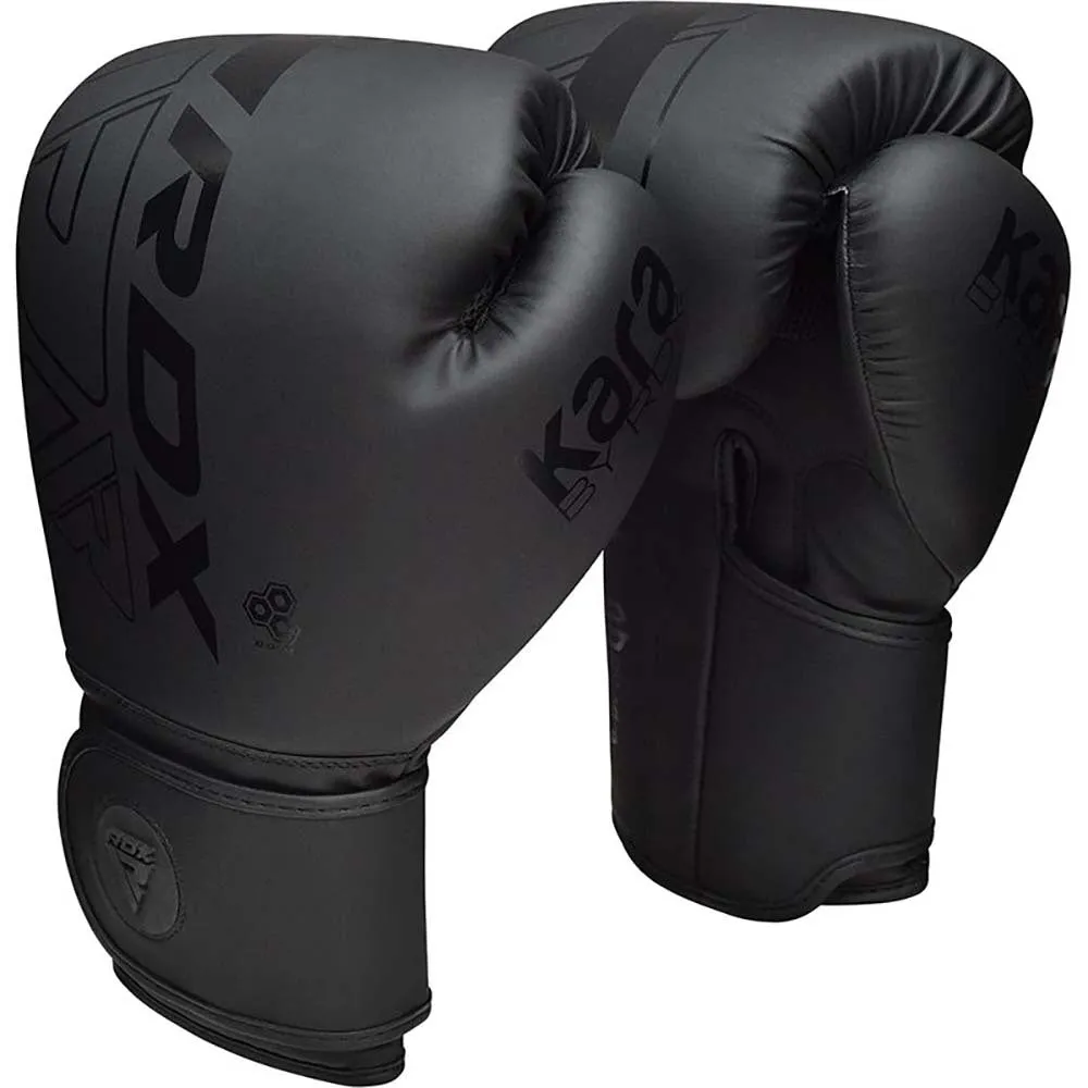 RDX F6 Kara Boxing Training Gloves Black/Black